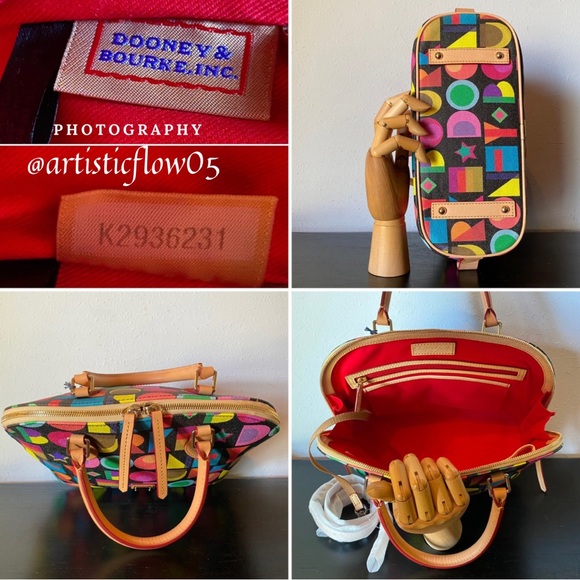 NEW! Dooney & Bourke
Art Deco Zip Satchel Bag - Picture 6 of 14